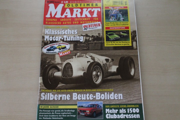 Deckblatt Oldtimer Markt (10/2002)